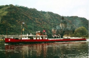 Unterwalden, Motorschleppboot (MSchl) , 4x1000 PS Sulzer, 1949 - 1972 in Basel